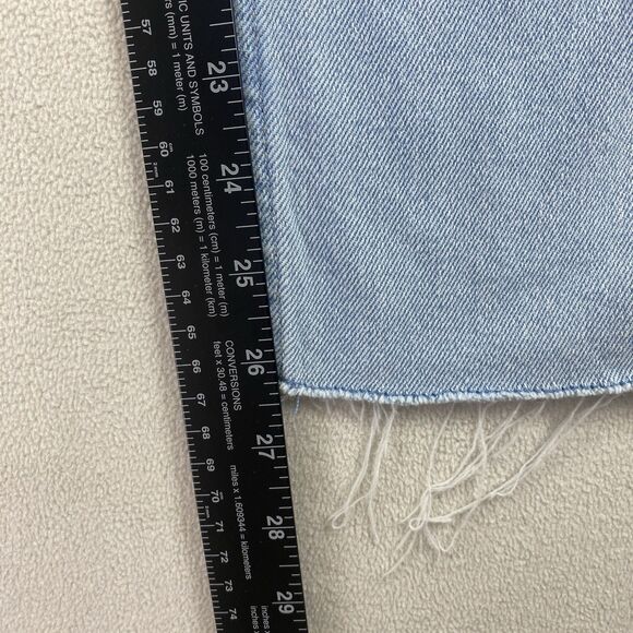 Hollister Jeans Womens 27 Two Tone Distressed High Rise 90s Y2K Denim - Picture 8 of 16